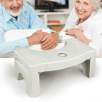 FOLDING MULTI-PURPOSE TOILET STOOL