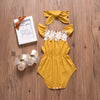 Baby Clothes Newborn Girl Infant Hollow-out Flower Outfit Sleeveless Romper Jumpsuit Size 0-24M