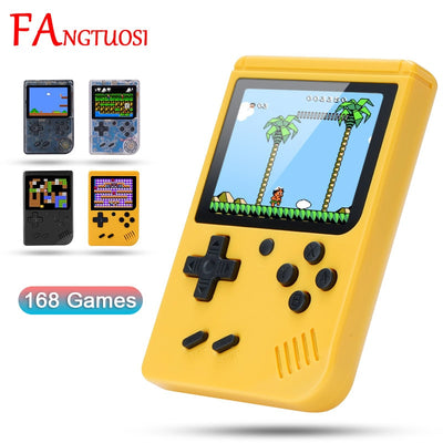 FANGTUOSI Video Game Console Mini 8 Bit 168 Games Handheld Game Have 3.0 Inch Color LCD Screen For Child Nostalgic Player