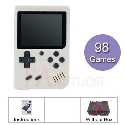 FANGTUOSI Video Game Console Mini 8 Bit 168 Games Handheld Game Have 3.0 Inch Color LCD Screen For Child Nostalgic Player