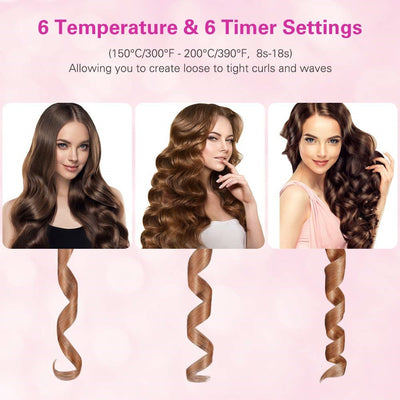 (50% OFF Now) Wireless Portable Rotating Ceramic Hair Curler Sale