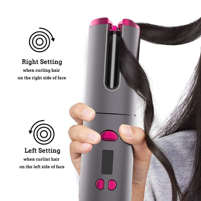 (50% OFF Now) Wireless Portable Rotating Ceramic Hair Curler Sale