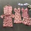 4Pcs Sets Robes Dot Kimono