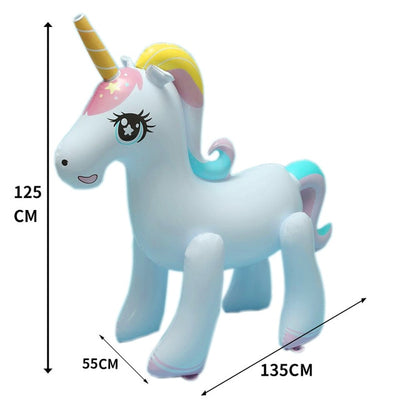 GIGANTIC UNICORN & ELEPHANT BACKYARD SPRINKLER